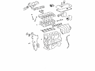 Toyota 04112-37225 GASKET KIT, ENGINE V