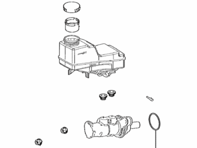 2019 Toyota C-HR Master Cylinder Repair Kit - 47201-76020