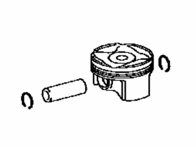 2021 Toyota C-HR Piston - 13101-37340