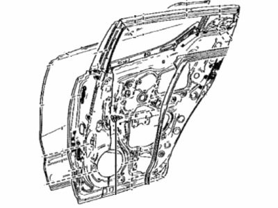 Toyota 67004-10211 Panel Sub-Assembly, Rr D