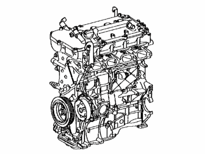 Toyota 19000-37810 Engine Assembly, Partial