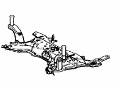 Toyota 51201-10121 CROSSMEMBER Sub-Assembly