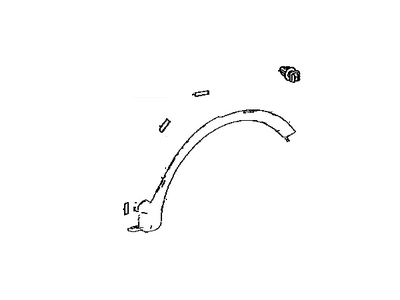 Toyota 75606-0R080-A0 MOULDING Sub-Assembly, Q