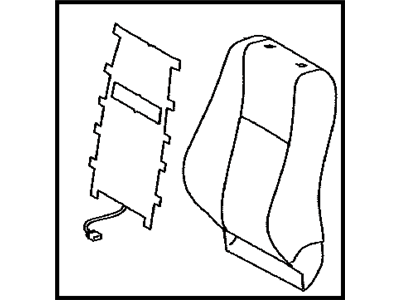 Toyota 71074-0R261-A2 Front Seat Back Cover, Left(For Separate Type)