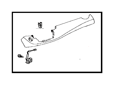 Toyota 55012-0R080-C5 GARNISH Sub-Assembly, In