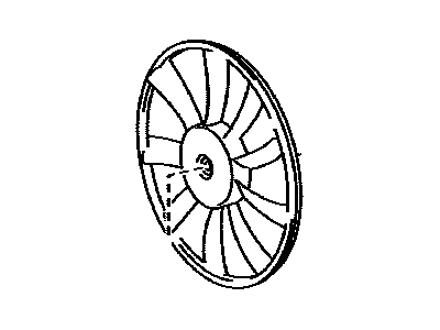 2017 Toyota RAV4 Cooling Fan Assembly - 16361-0V330