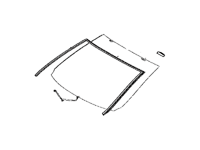 Toyota 56101-0R190 Glass Sub-Assembly, Wind