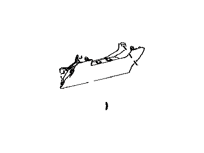 Toyota 73900-0R010-C0 Air Bag Assembly, Instrument