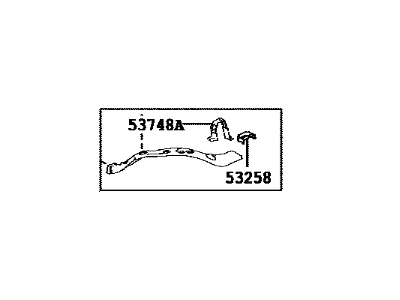 2013 Toyota RAV4 Radiator Support - 53203-0R030