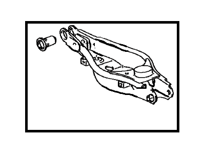 Toyota 48730-42050 Arm Assembly, Rear Suspension, No.2 Right
