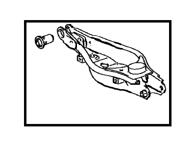 Toyota 48730-0R030 Rear Suspension Control Arm Assembly, No.2 Right