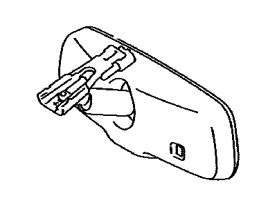 Toyota 87810-0WN70 Inner Rear View Mirror Assembly