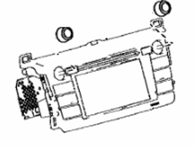 Toyota 86804-0R031 Cover Sub-Assembly, NAVI