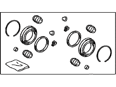 Toyota 04478-0R020 Cylinder Kit,Front Disc