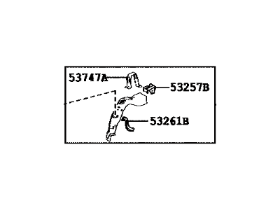 2014 Toyota RAV4 Radiator Support - 53202-0R030