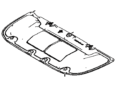 Toyota 53341-0R030 Insulator, Hood