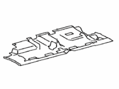 Toyota 58514-0R010 Mat, Floor, Rear