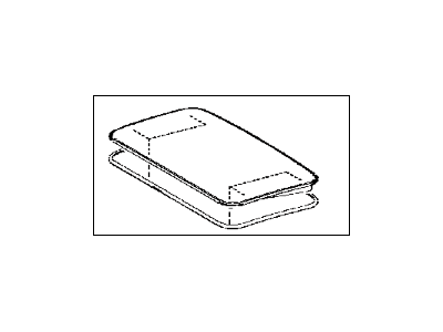 Toyota 63201-0R030 Glass Sub-Assembly, SLID