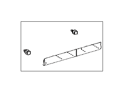 Toyota 75073-0R060-C0 MOULDING Sub-Assembly, F