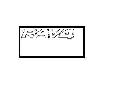 2018 Toyota RAV4 Emblem - 75431-0R090