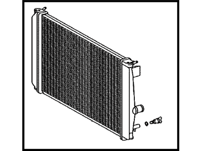 2017 Toyota RAV4 Radiator - 16400-0V031