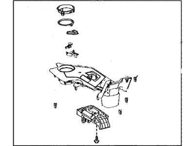 Toyota 58804-0R110-B1 Panel Sub-Assembly, Cons