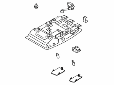 Toyota 81260-0R210-C0 Lamp Assembly, Map