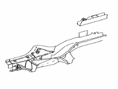 Toyota 57601-0R050 Member Sub-Assembly, Rear