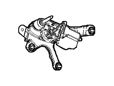 Toyota 85130-0R030 Motor Assembly, Rear WIPER