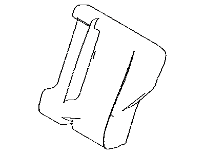 Toyota 71078-0R101-41 Rear Seat Back Cover, Left (For Separate Type)