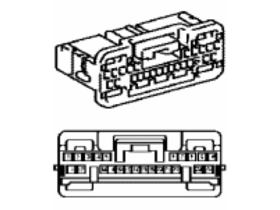 Toyota 90980-12912 Housing, Connector F