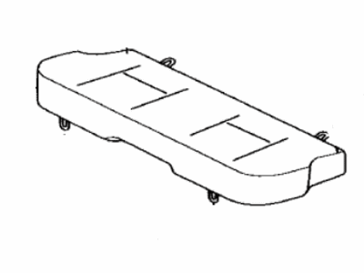 Toyota 71601-5C590-C2 Pad Sub-Assy, Rear Seat Cushion W/Cover