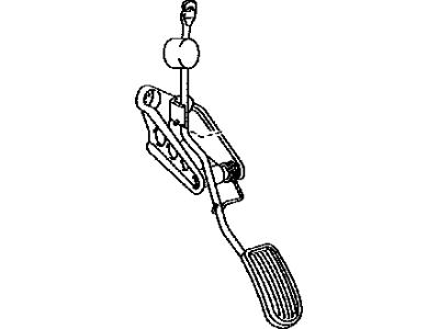 Toyota 78120-52060 Rod Assy, Accelerator Pedal