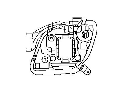 Toyota 81195-02040 RETAINER, HEADLAMP Protector, LWR RH