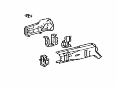 Toyota 57101-52906 Member Sub-Assy, Front Side, RH