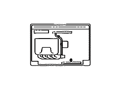 Toyota 17792-50202 Label, Engine Vacuum Hose Information