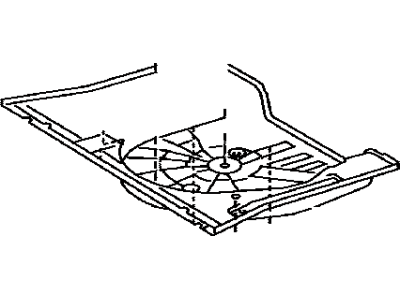 2004 Toyota Echo Floor Pan - 58311-52902