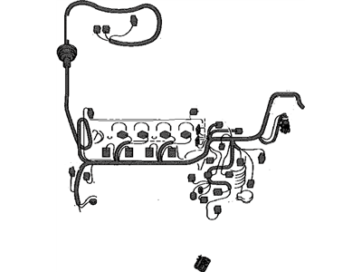 Toyota 82121-5C100 Wire, Engine