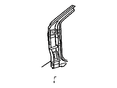 Toyota 61108-52060 Reinforce Sub-Assy, Front Body Pillar, Lower RH