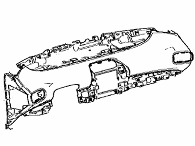 Toyota 55302-47110-B0 Panel Sub-Assembly, Inst