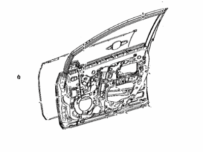 Toyota 67002-47180 Panel Sub-Assembly, Front D