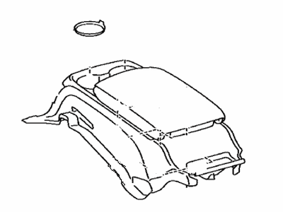 Toyota 589F0-47011-C2 Box Assembly, Rear Seat Co