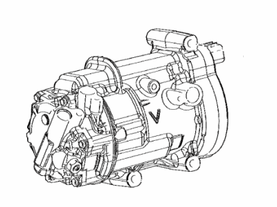 Toyota 88370-47120 Compressor Assembly, W/M