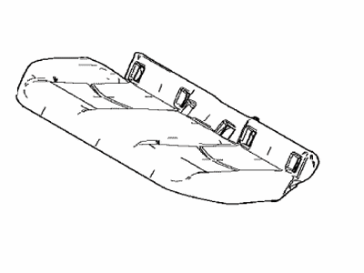 Toyota 71503-47200 Pad Sub-Assembly, Rr Sea