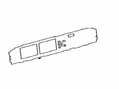 Toyota 83811-47P50 Plate, Combination Meter