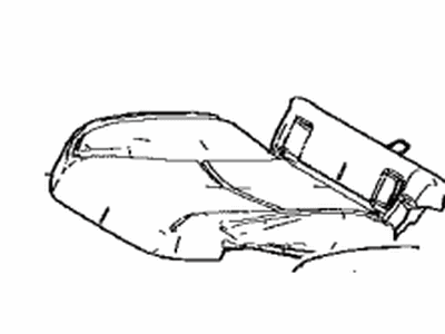 Toyota 71503-47140 Pad Sub-Assembly, Rear Seat