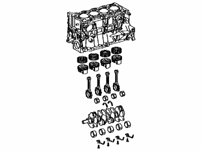 Toyota 11400-37380 BLOCK ASSY, SHORT