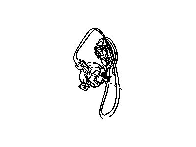 Toyota 55909-26080 Cable Sub-Assy, Airmix Damper Control