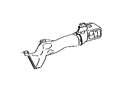 Toyota 55084-74010 Duct Sub-Assembly, HEATE