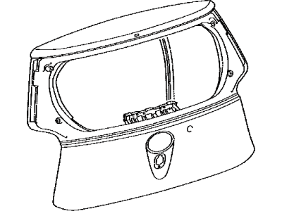 Toyota 67005-0E291 Panel Sub-Assembly, Back